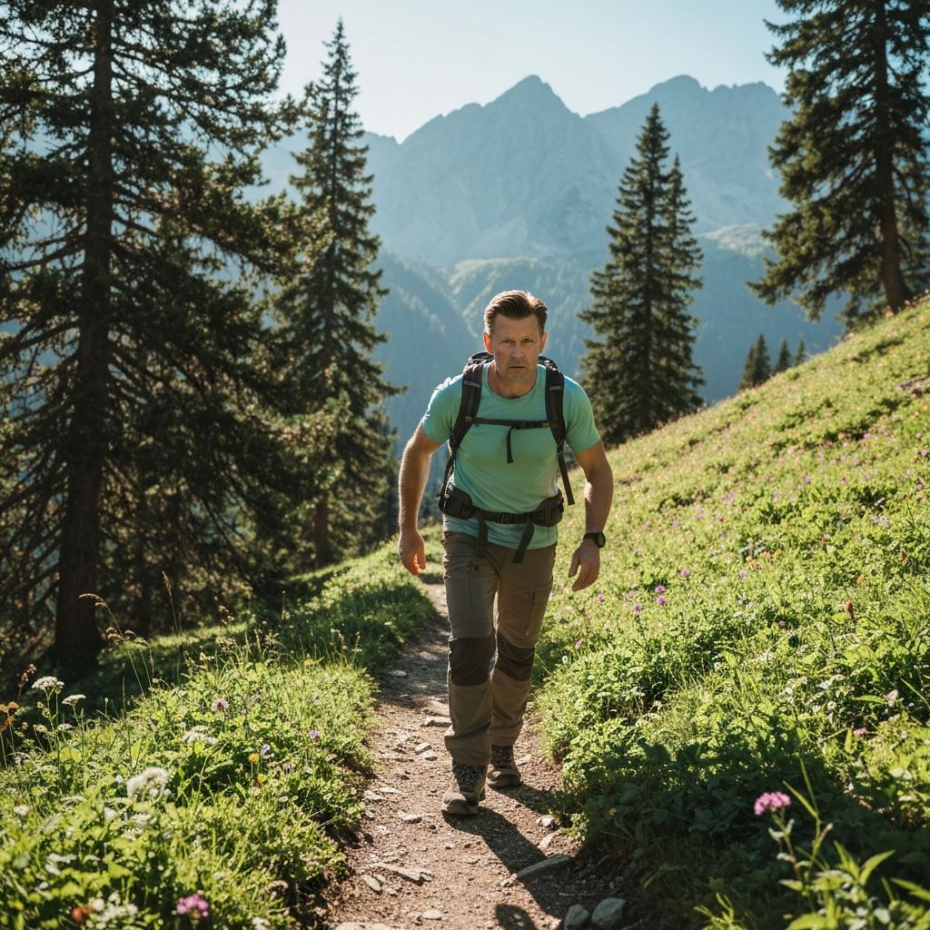 Men's lifestyle wellness and natural self-care